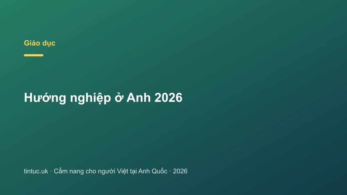 Hướng nghiệp ở Anh 2026