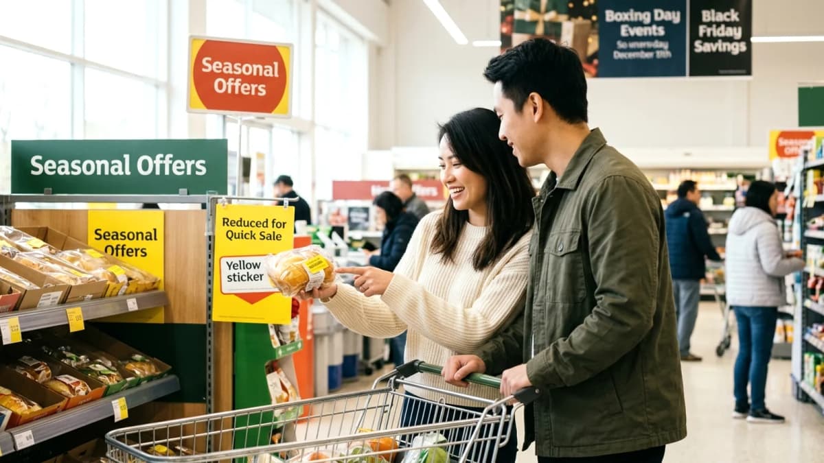Lịch siêu giảm giá ở Anh 2026: Boxing Day, Black Friday, yellow sticker và mã giảm giá