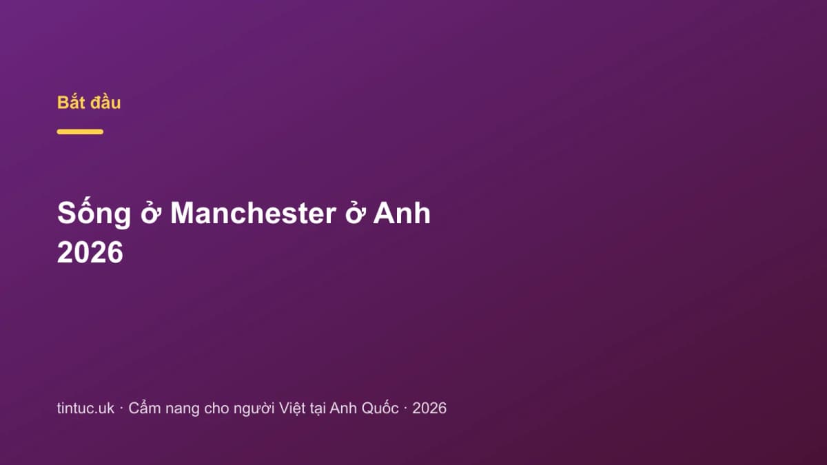 Sống ở Manchester ở Anh 2026