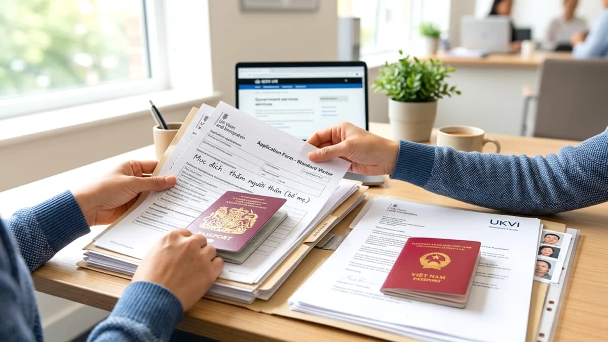 Visa thăm thân Anh: mời bố mẹ sang chơi — thư mời, hồ sơ hai đầu và ở dài có được không