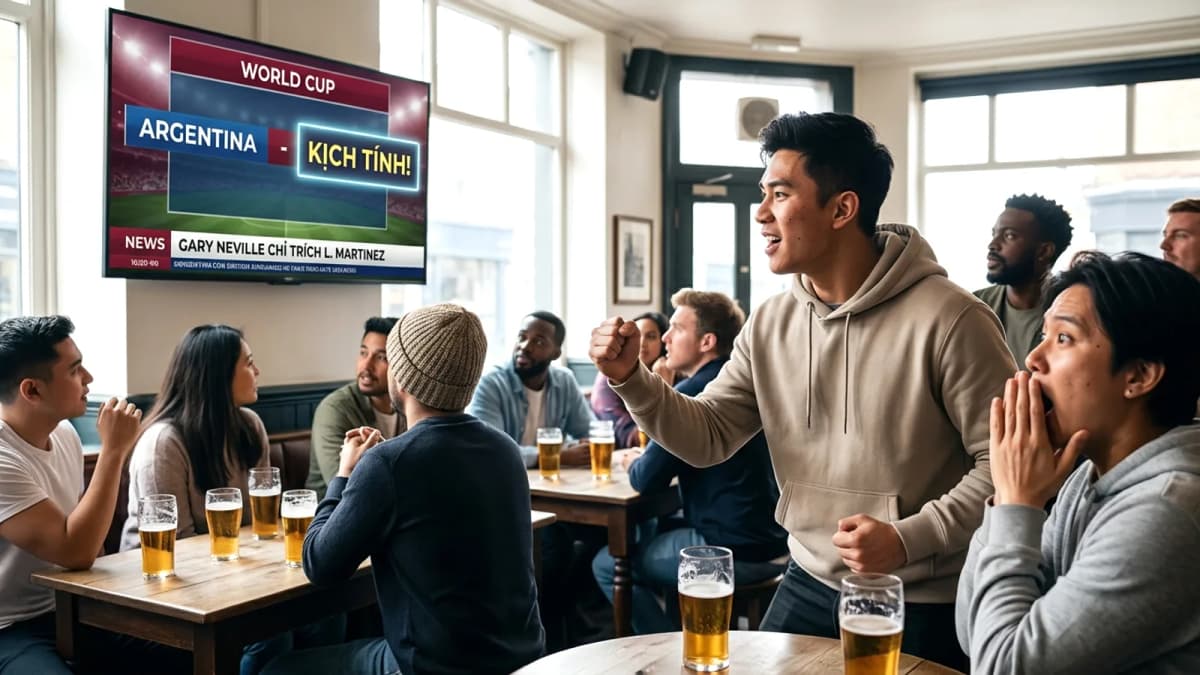 Argentina ngược dòng kịch tính tại World Cup: Lisandro Martinez bị Gary Neville chỉ trích