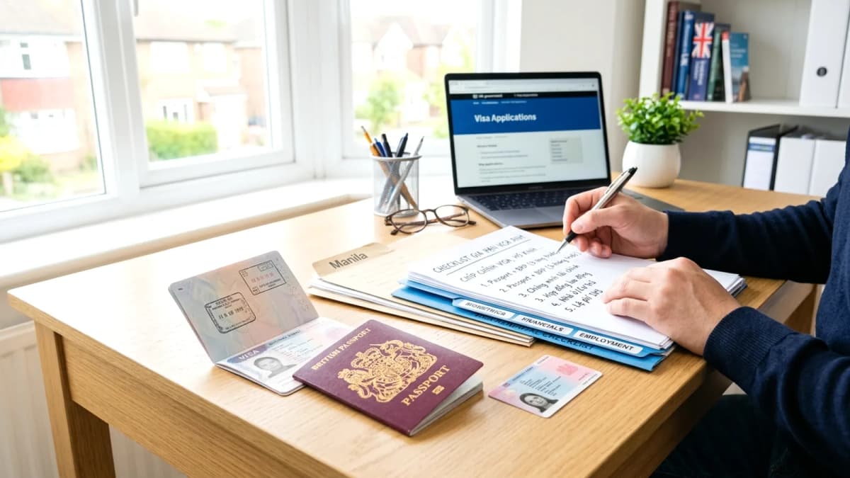 Checklist gia hạn visa Anh: chuẩn bị từ 3 tháng trước — giấy tờ theo từng diện