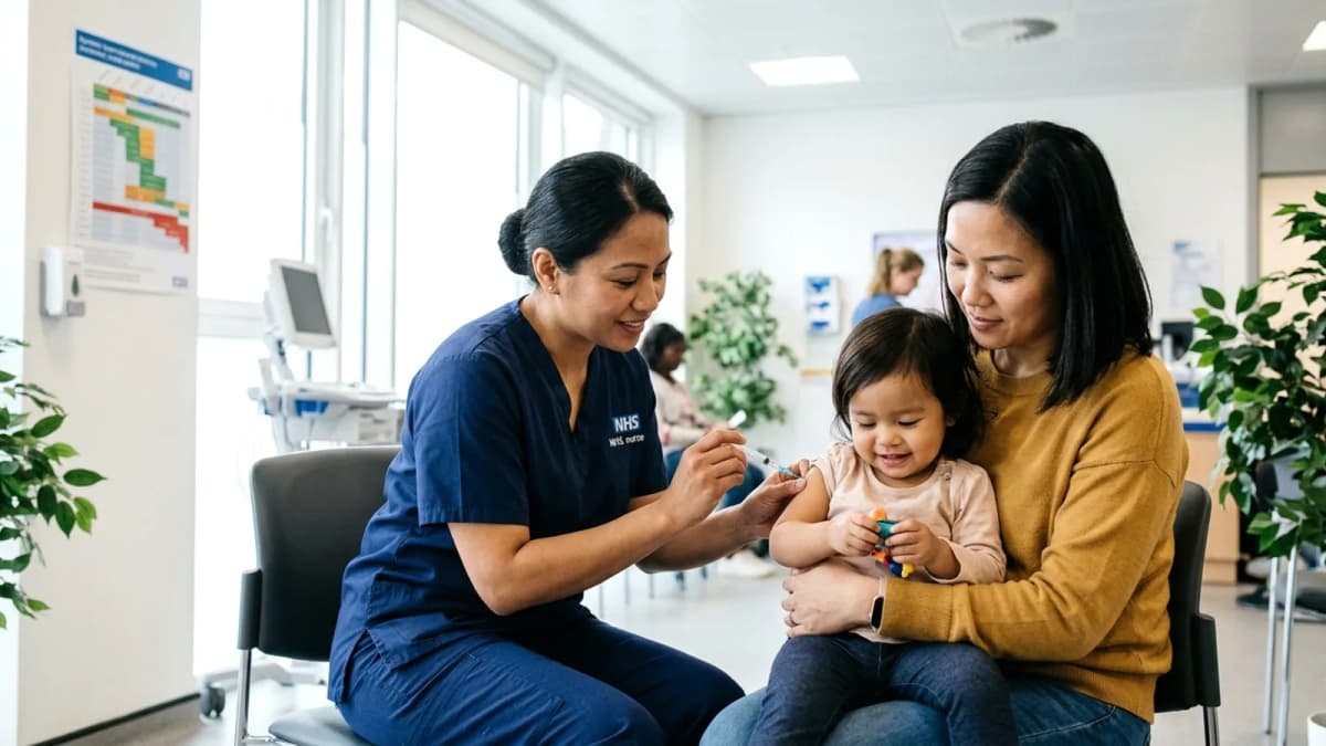 NHS cập nhật tiêm chủng: Trẻ sinh sau 12/2019 có thể nhận vắc-xin tổng hợp