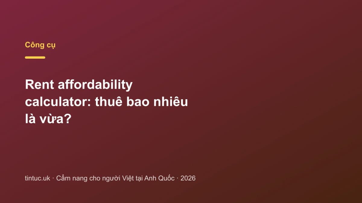 Rent affordability calculator: Thuê bao nhiêu là vừa?