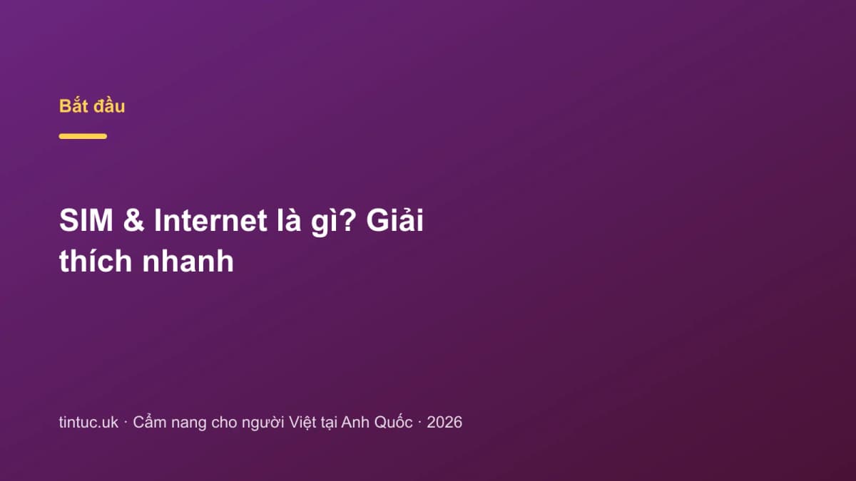SIM & Internet là gì? Giải thích nhanh