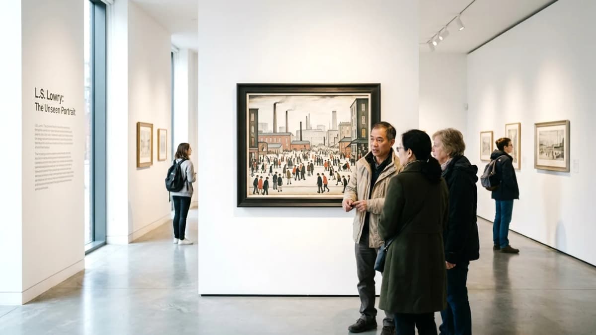 Triển lãm mới về LS Lowry: Phá bỏ huyền thoại 'ngây thơ và thiếu văn hóa' của danh họa Manchester