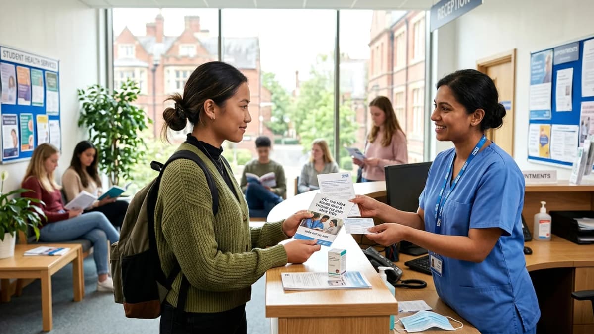 Vắc xin viêm màng não B miễn phí cho sinh viên tại Anh: Những điều cần biết